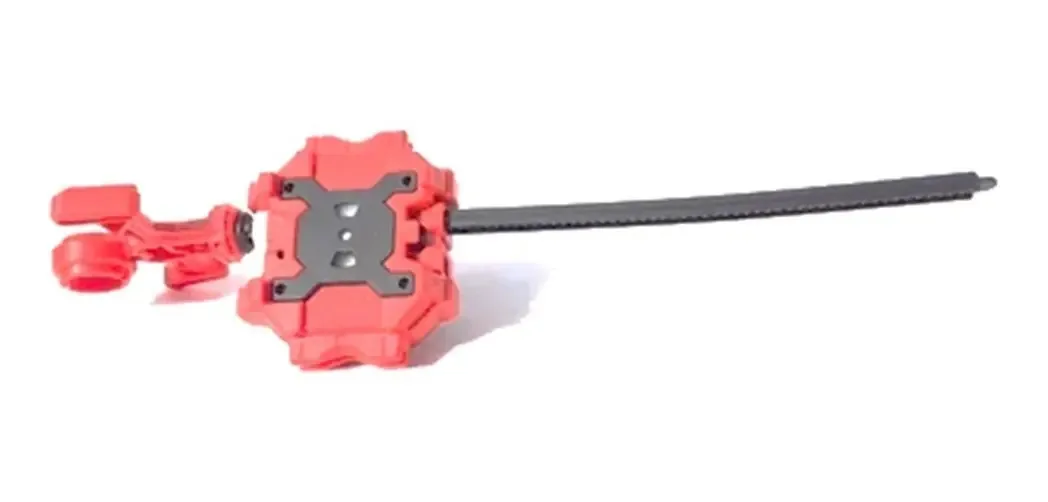 Novo lançador vermelho lendário Beyblade Burst Spriggan Xeno Supreme