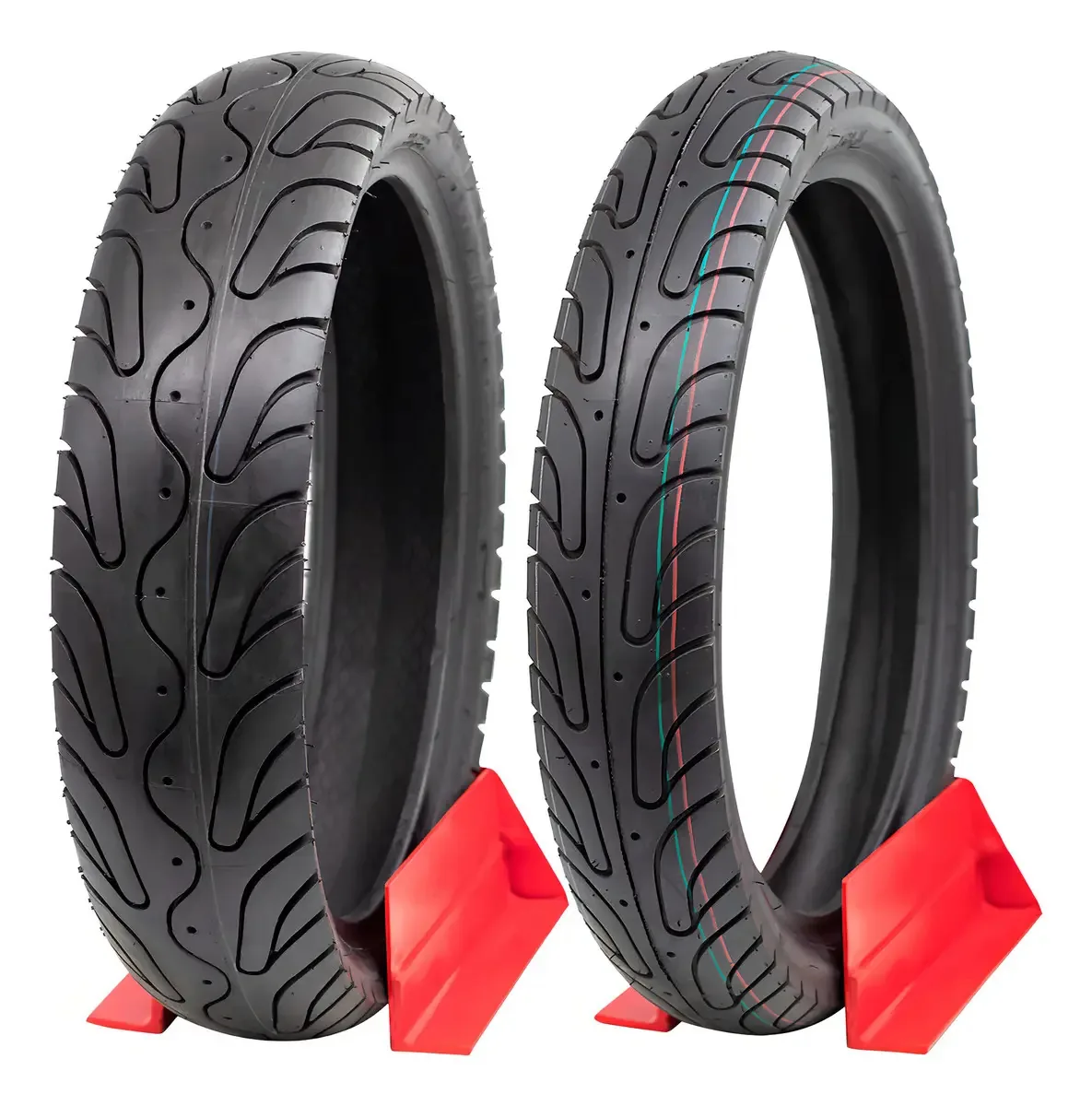 Pneus esportivos Vee Rubber 130/70-17 + 100/80-17 Vrm134