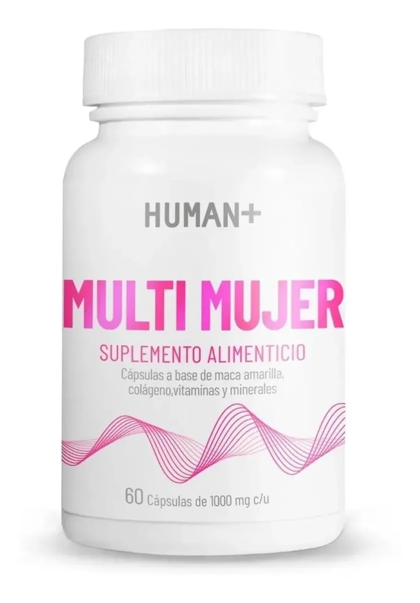 Multivitamínico feminino, maca, humano+vitaminas e minerais