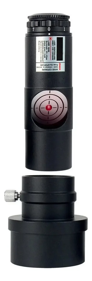 Colimador laser preto para telescópios