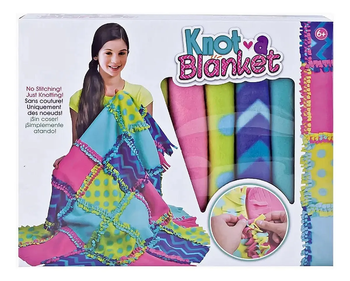Kit de artesanato infantil - cobertores de feltro sem costura