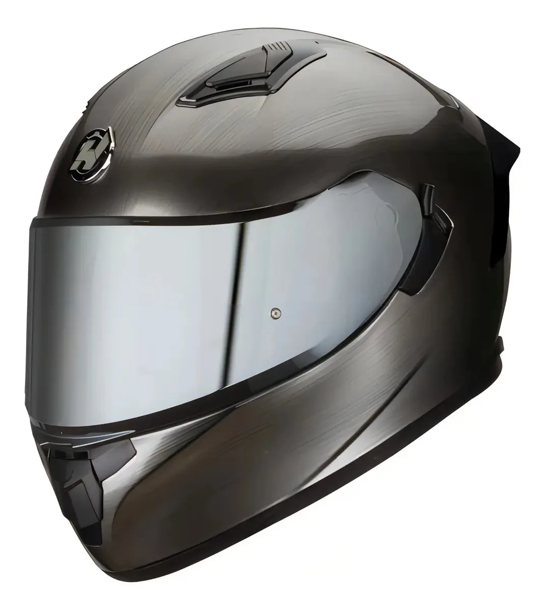 Faça capacetes. Capacete integral certificado. Capacete Obsidian Mercury Design Mercury Silver Color Tamanho L-large