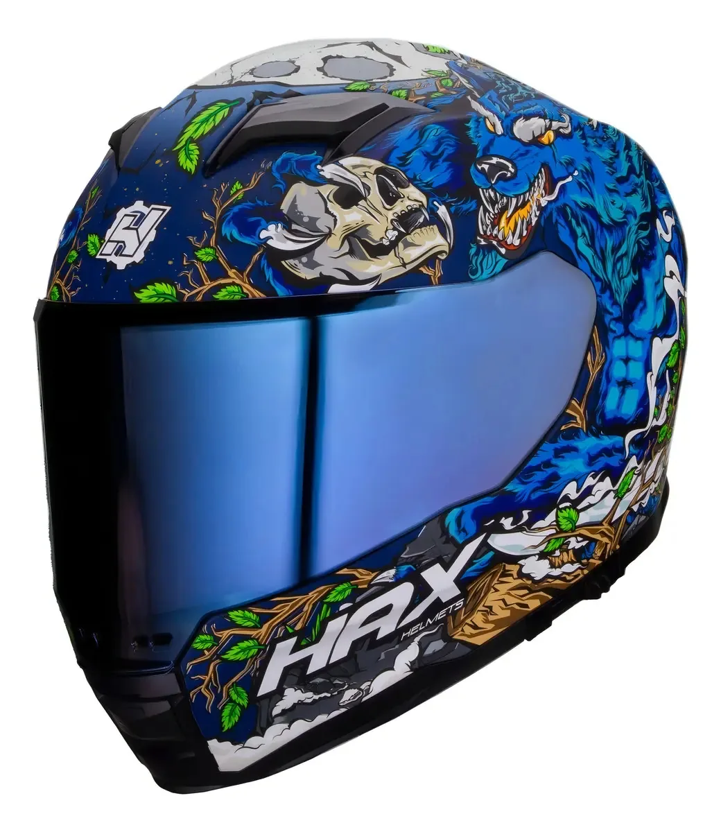 Faça capacetes. Capacete integral Dot + Ece 06. Lenda da Noite da Força