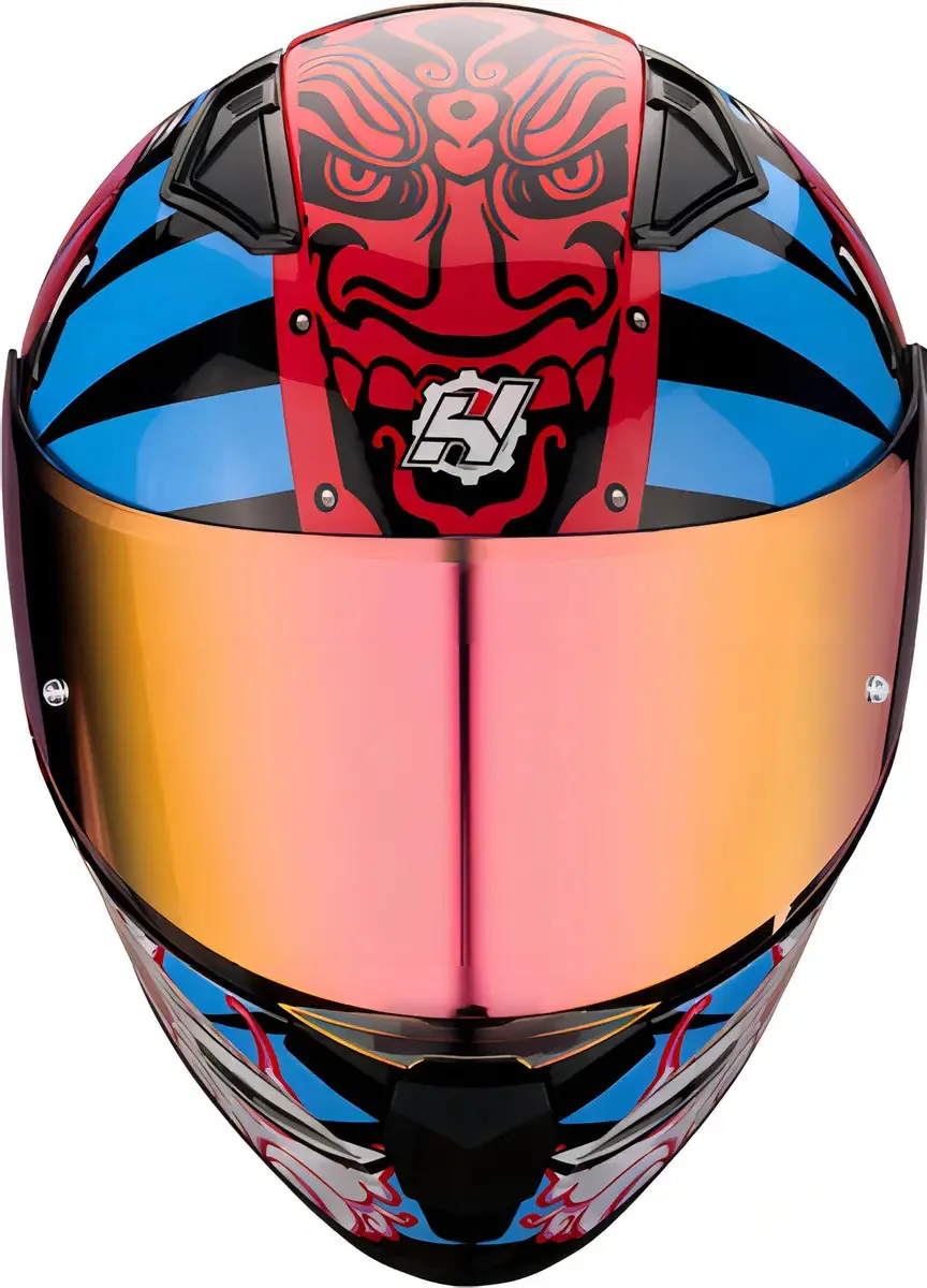 Faça capacetes. Capacete integral Dot Ece. Capacete Obsidian Samurai Model Light Purple Tamanho XL-Extra Large