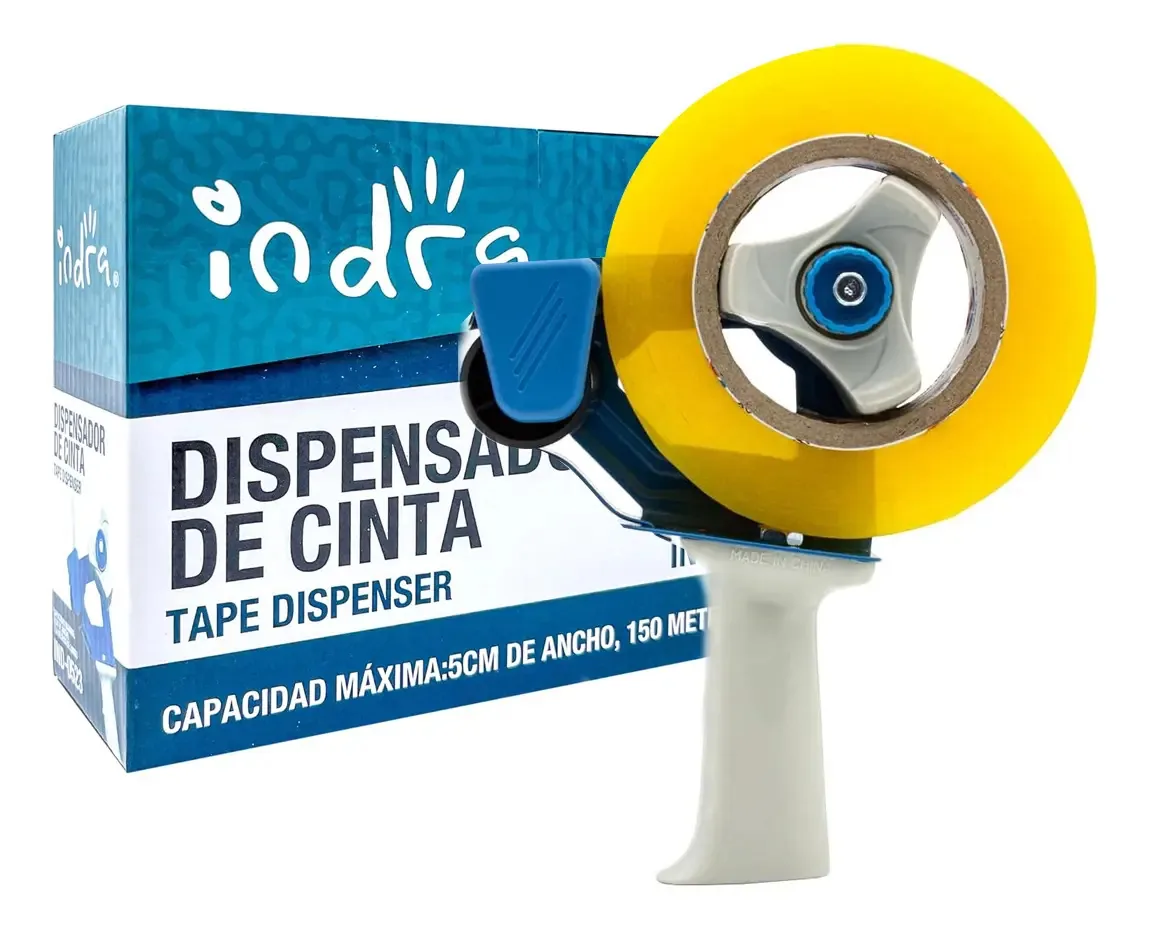 Dispensador de fita Indra, dispensador amplo, dispensador de fita colorida de 5 cm