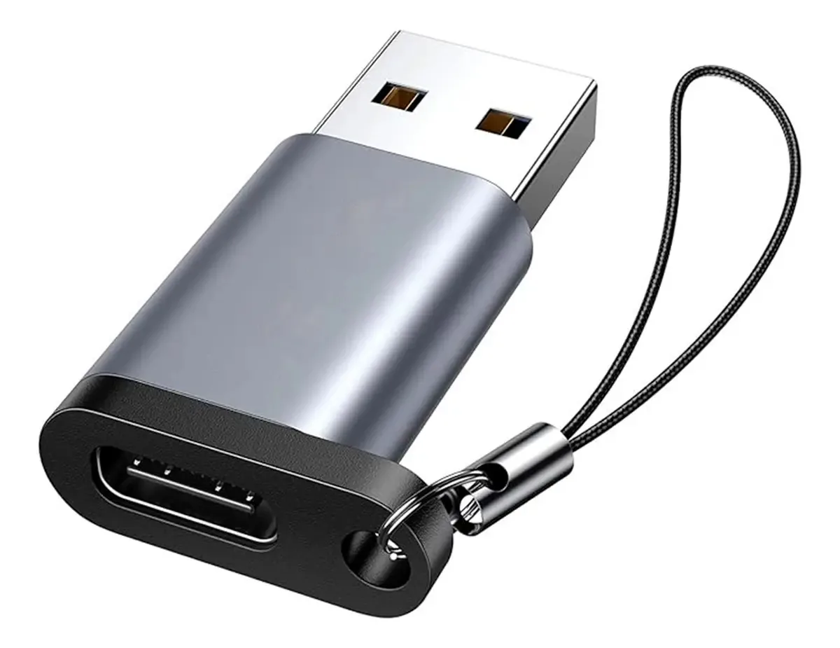 Adaptador Otg tipo C para adaptador USB 3.0, velocidade de 5 Gbps