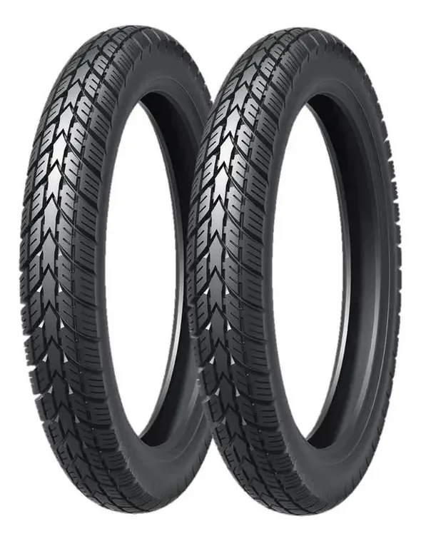 Os pneus 2.75-18 e 90/90-18 Work Promoto não usam câmera