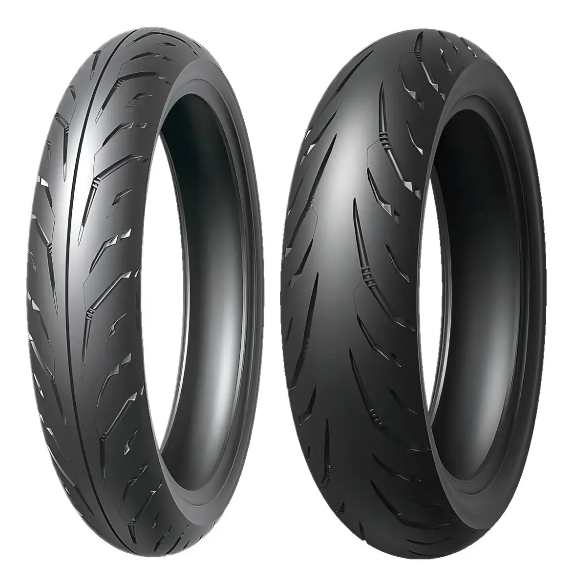 Pneus 110/80-17 e 140/70-17 O Job Promoto não usa uma câmera
