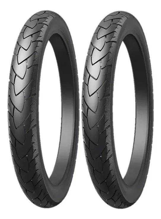 Os pneus 80/90-17 e 120/70-17 Work Promoto não usam uma câmera