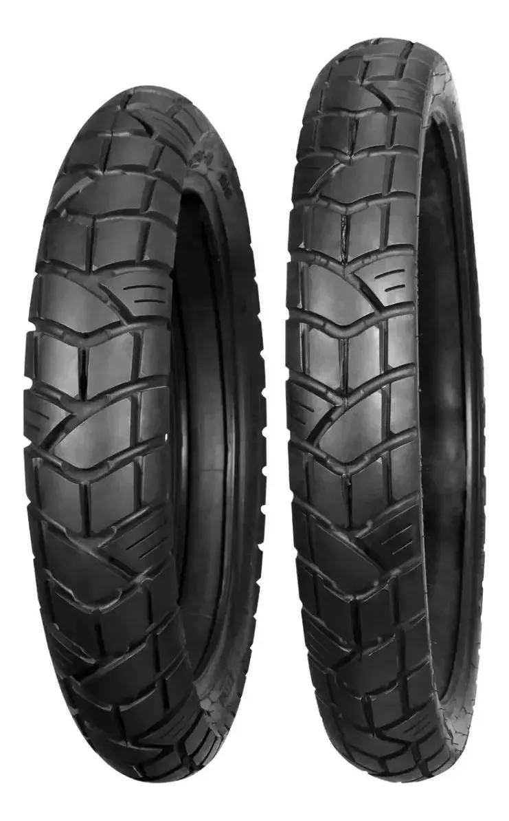 Pneus Kenda 120/80-18 e 90/90-21 para Dm200 Xpress 150 Tt