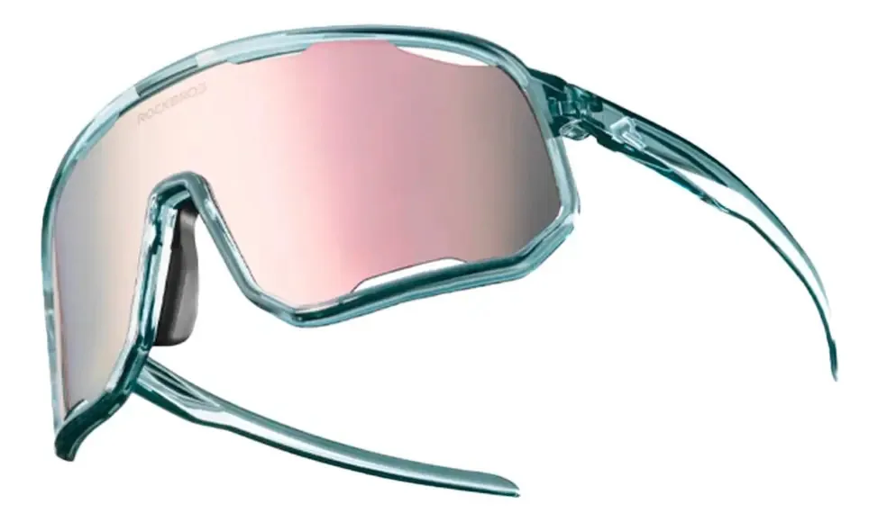 Óculos de ciclismo esportivos polarizados Rockbros 3 Mica Smoked Grey Litmus