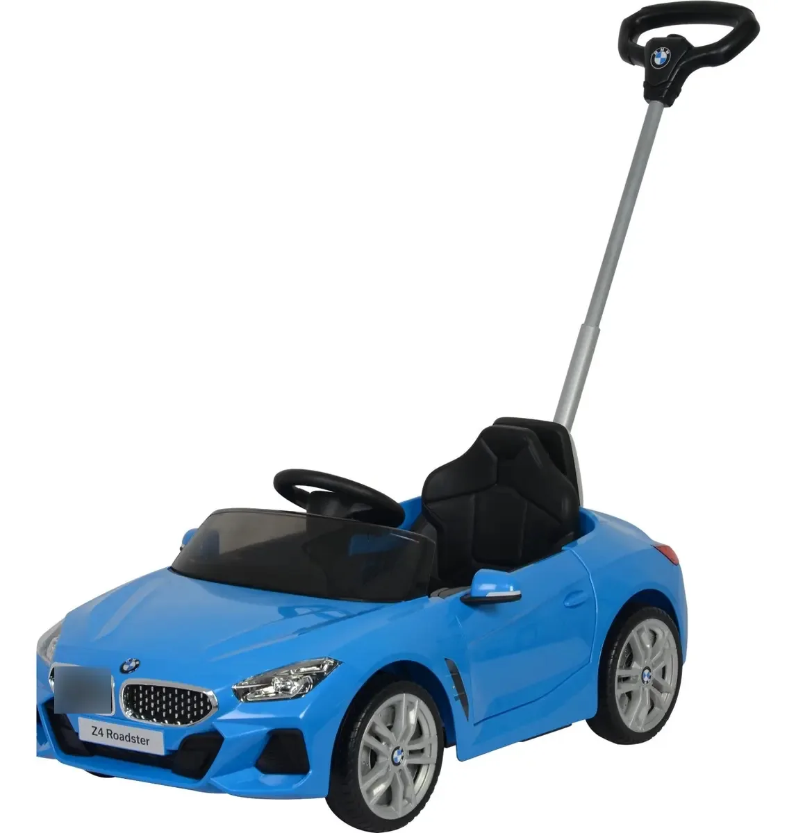 Carro montável Bmw Z4 para crianças Push Car com música, cor azul