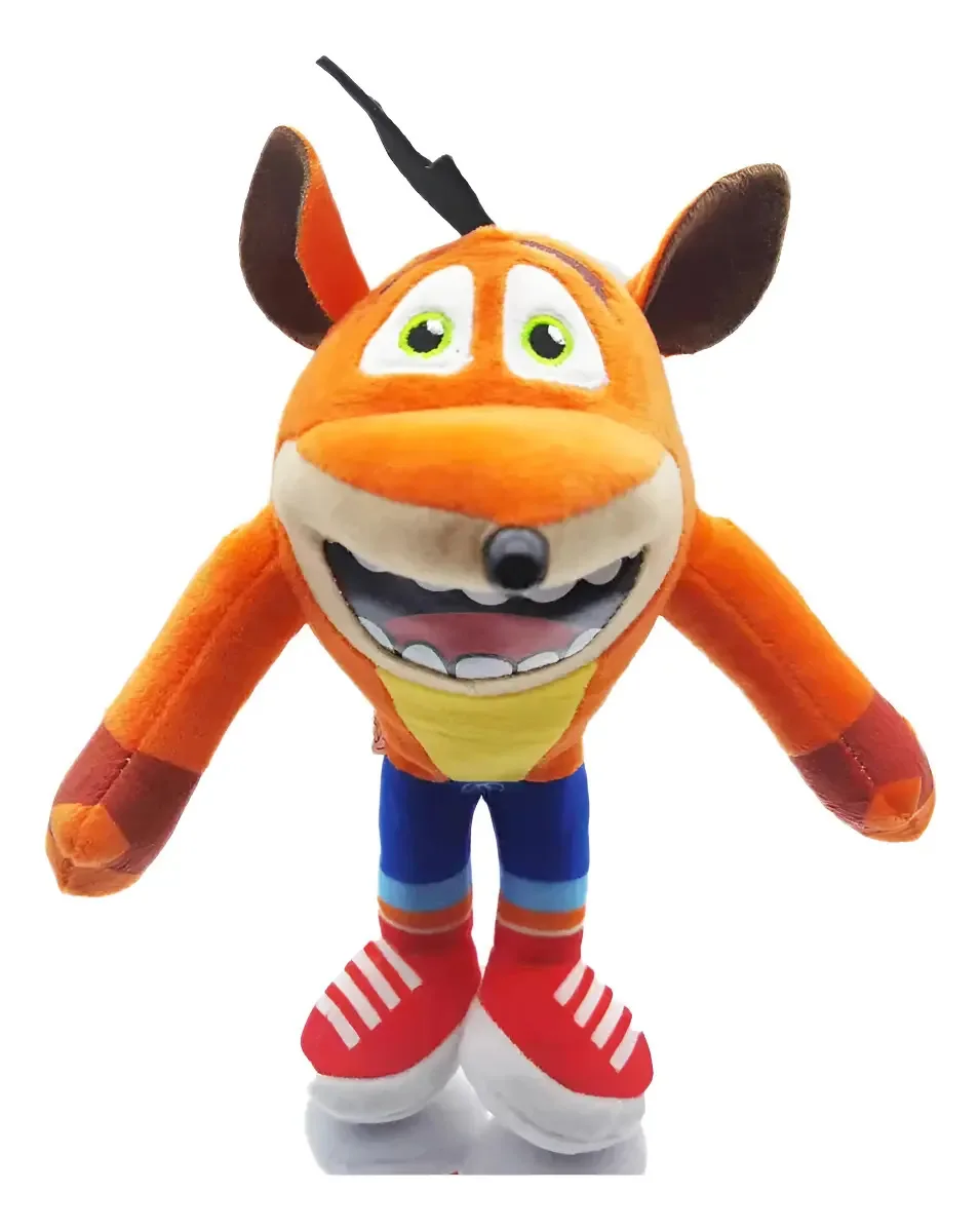 Pelúcia Crash Bandicoot para PlayStation, Branco Hipoalergênico