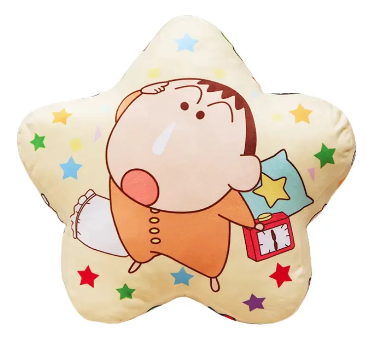 Almofada de pelúcia Crayon Shin, pijamas, cor divertida, travesseiro de pelúcia Crayon Shin-chan Moco