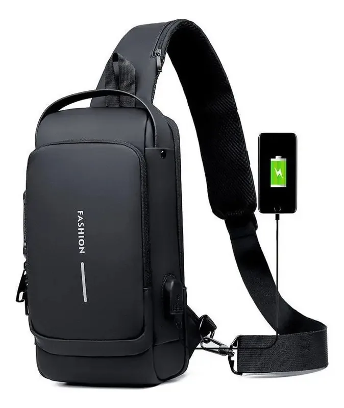 Bolsa de ombro masculina M1 Color Bolsa de ombro impermeável Bolsa de ombro