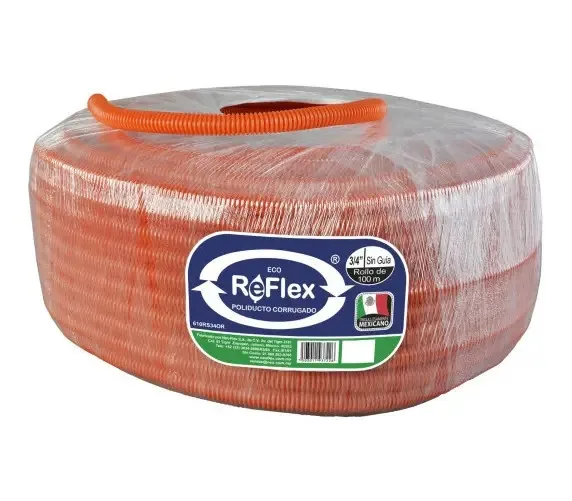 Rolo de poliduto corrugado Dodo 610rs34 ou laranja 3/4x100mts