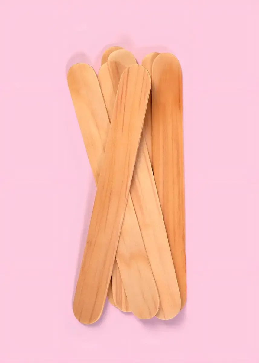Aplicador Natural Standar Waxkin Depilação 20 unidades 14.3cm
