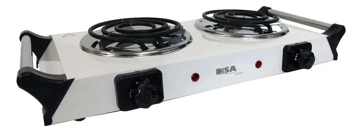Fogão cooktop - Disa Home PARRELASA-2TB cor branco - 2 queimadores