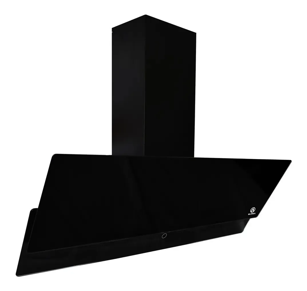 Exaustor decorativo com vidro preto