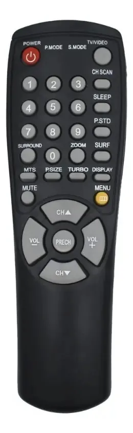Controle Samsung para TV analógica