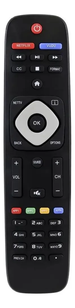 Controle remoto Philips Smart TV 46pfl3908 50pfl3908