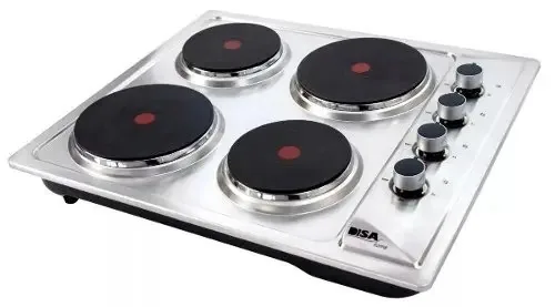Fogão cooktop - Disa Home PAEL-04 cor prateado - 4 queimadores