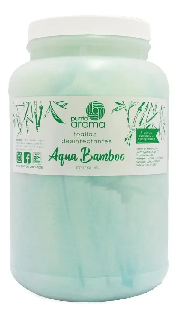 Punto Aroma - Toalhas desinfetantes antibacterianas pesadas