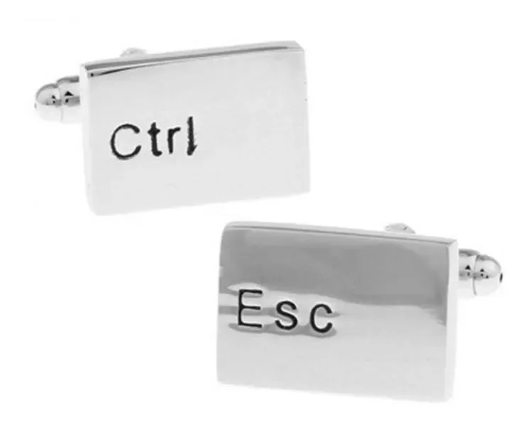 Abotoaduras personalizadas masculino cor cinza Tecnoservan Acero