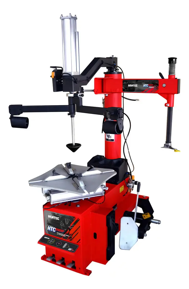 Trocador de pneus 11a24 com turboinflação e braço Hantec