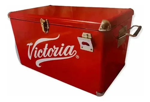 Refrigerador de metal vintage