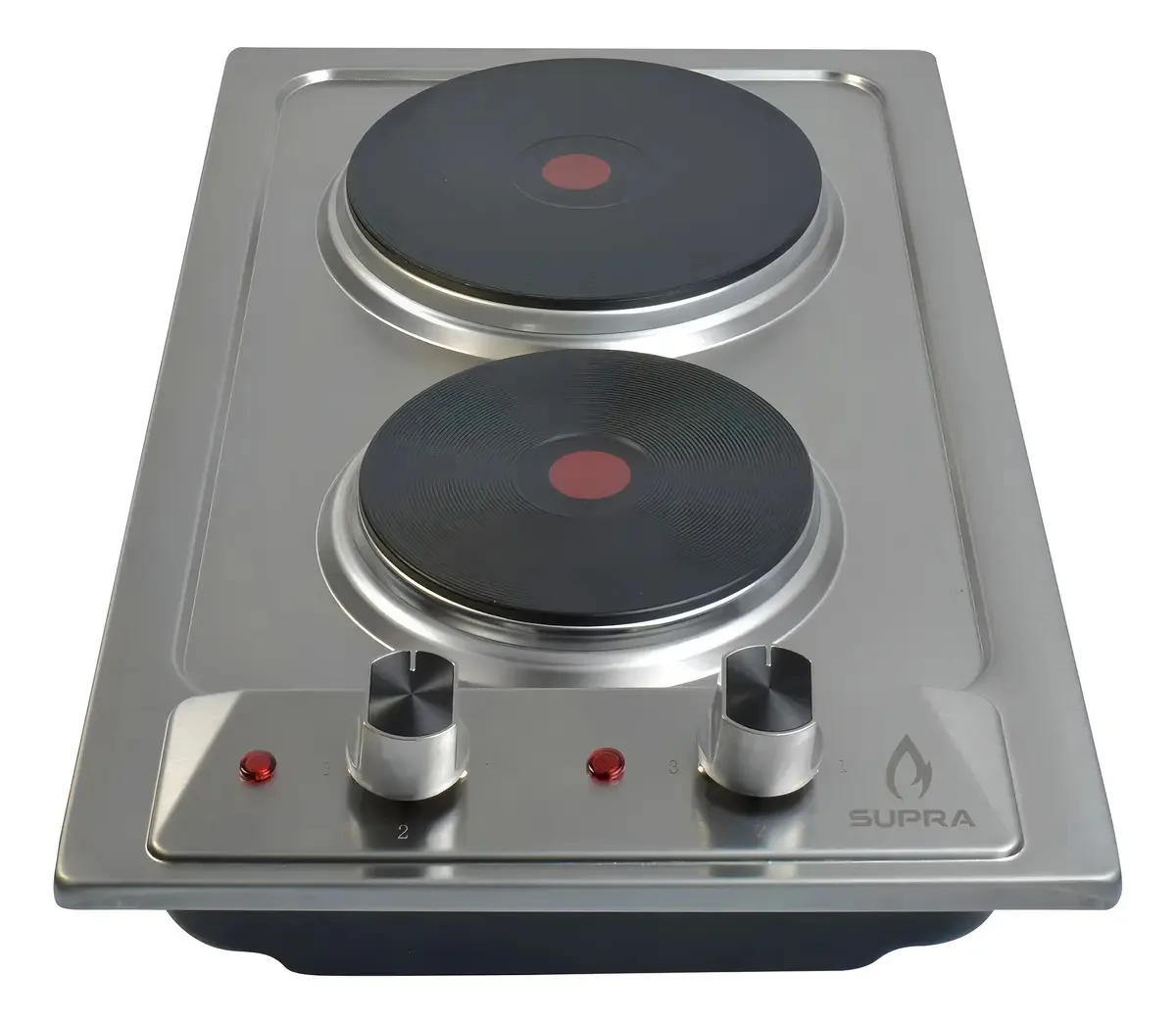 Fogão cooktop - Supra 2P-TRAMONTO cor prateado - 2 queimadores