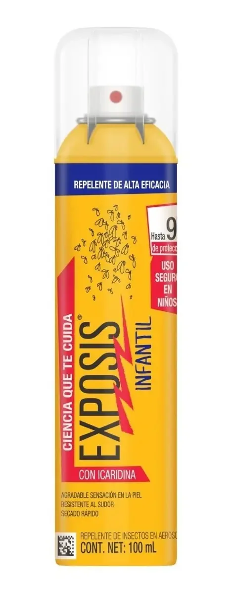 Exposis Infantil Repelente de Insetos em Aerossol X 100ml