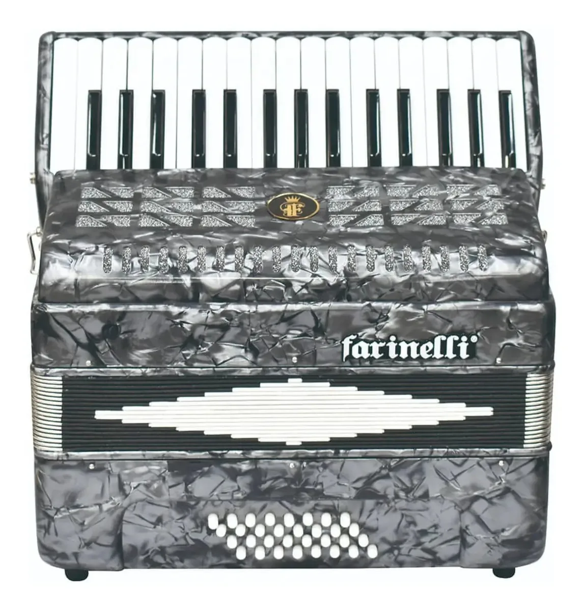 Acordeon Farinelli 1306-1g 32 teclas e 32 baixos com estojo