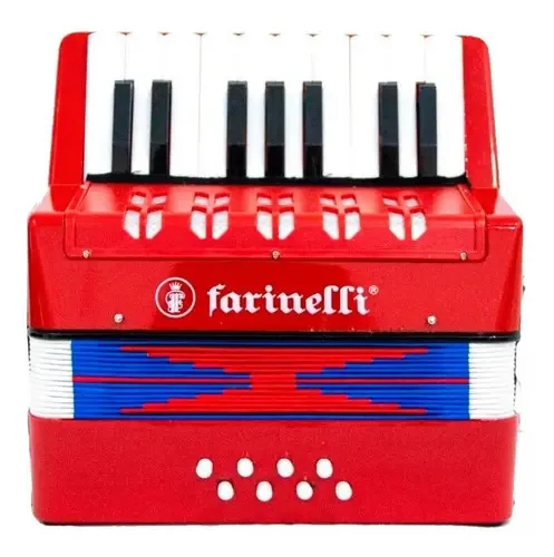 Acordeão Msi para crianças Farinelli Acorfron de 8 contrabaixo e 17 teclas