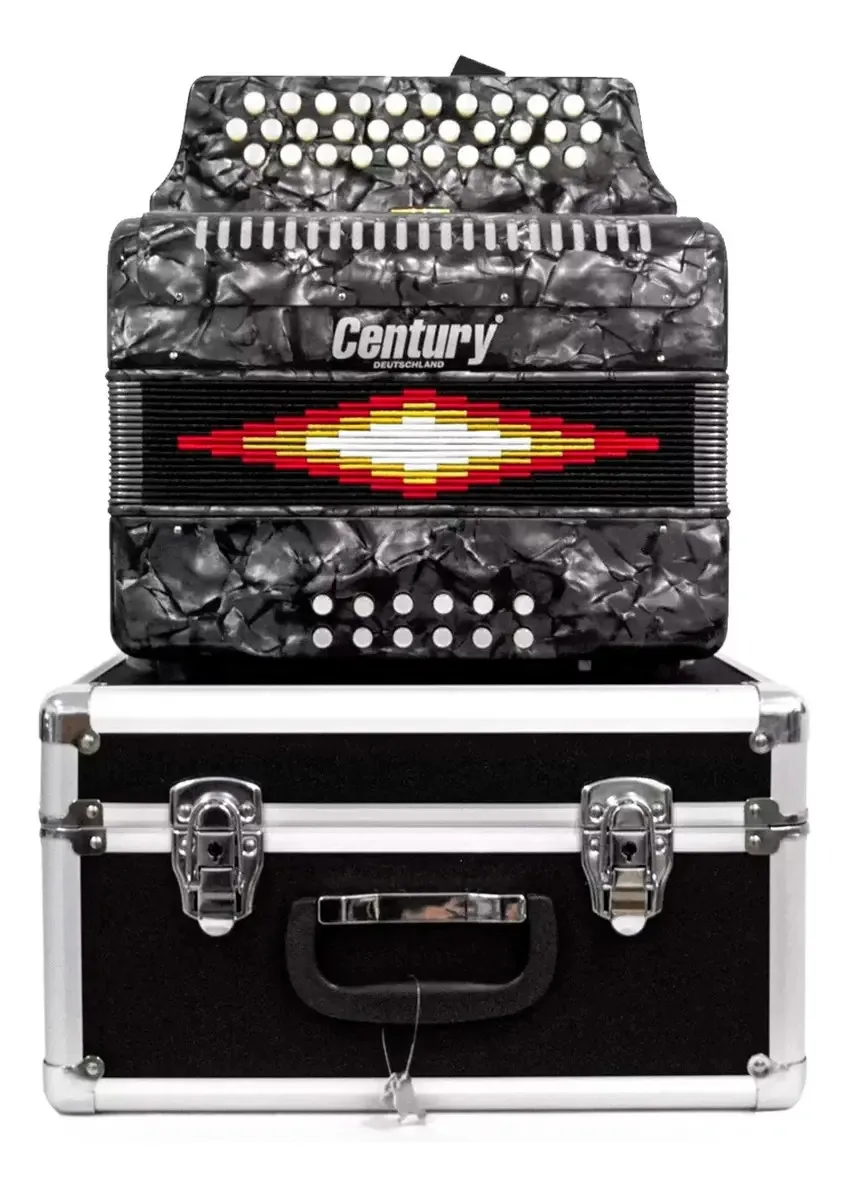 Acordeão Century C3012fag com 31 botões 12 botões Bass Fa