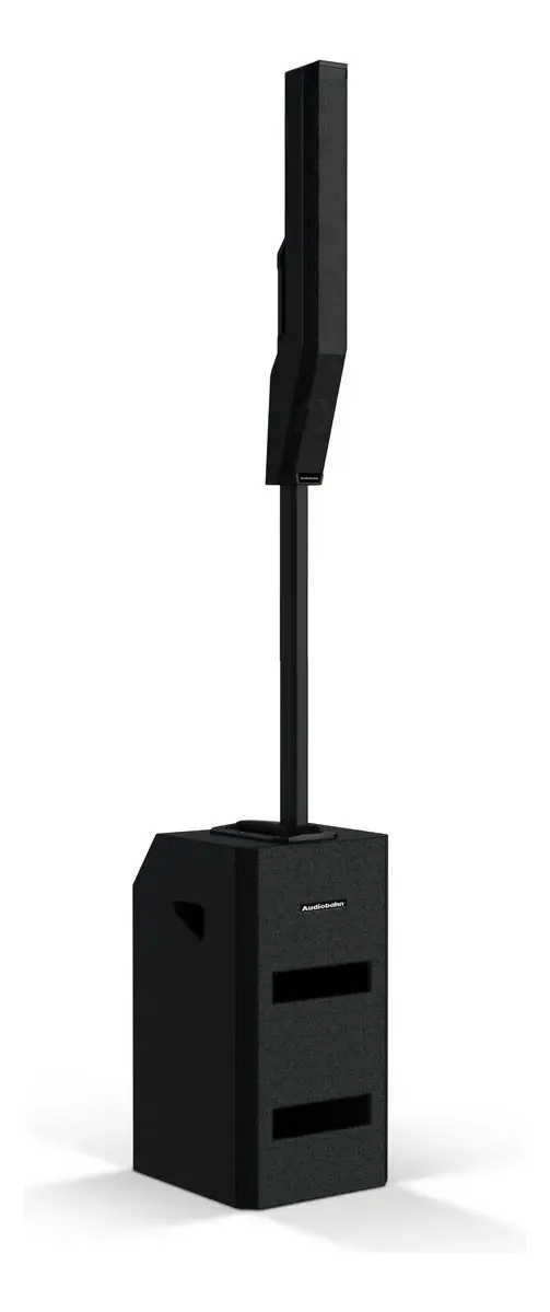 Sistema de áudio portátil profissional Audiobahn Electro12sq, cor preta