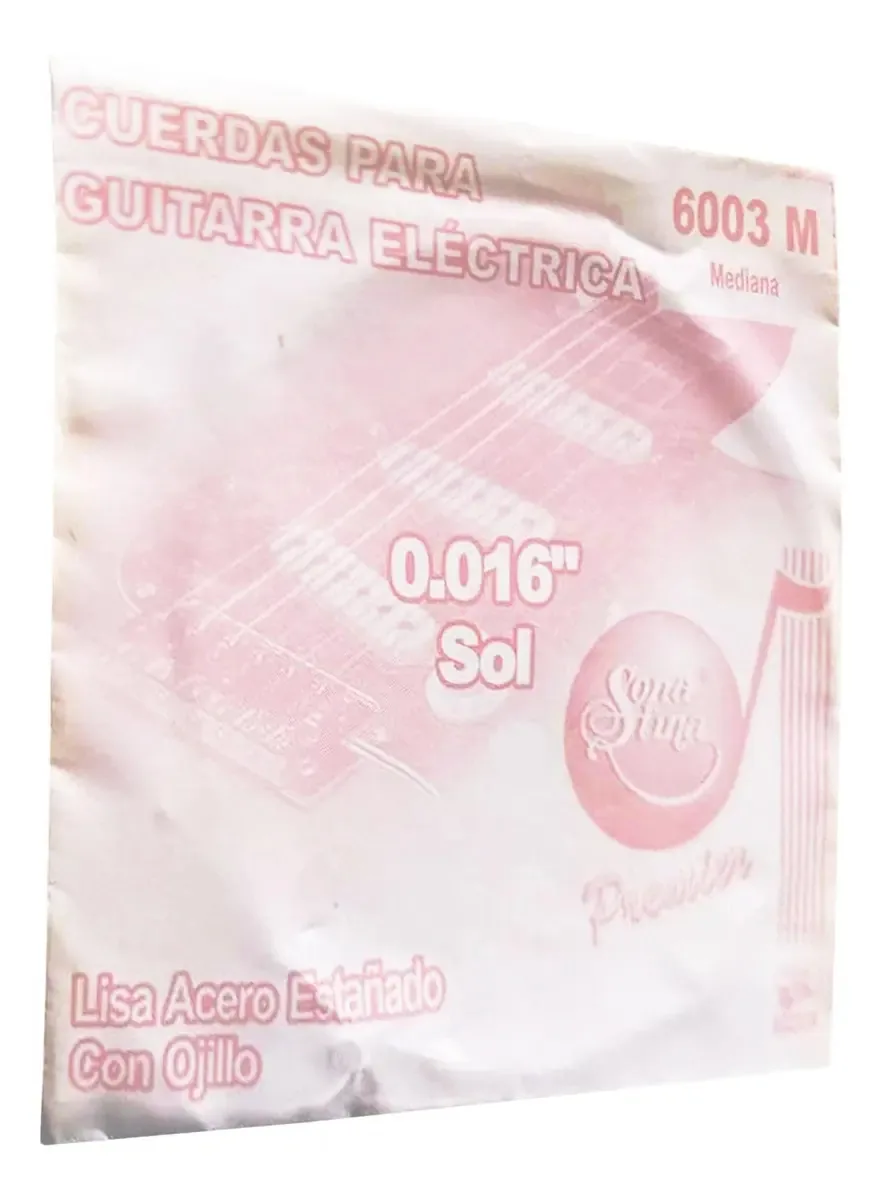 3ª corda. Guitarra elétrica Suelta P/ Smooth Tin Steel