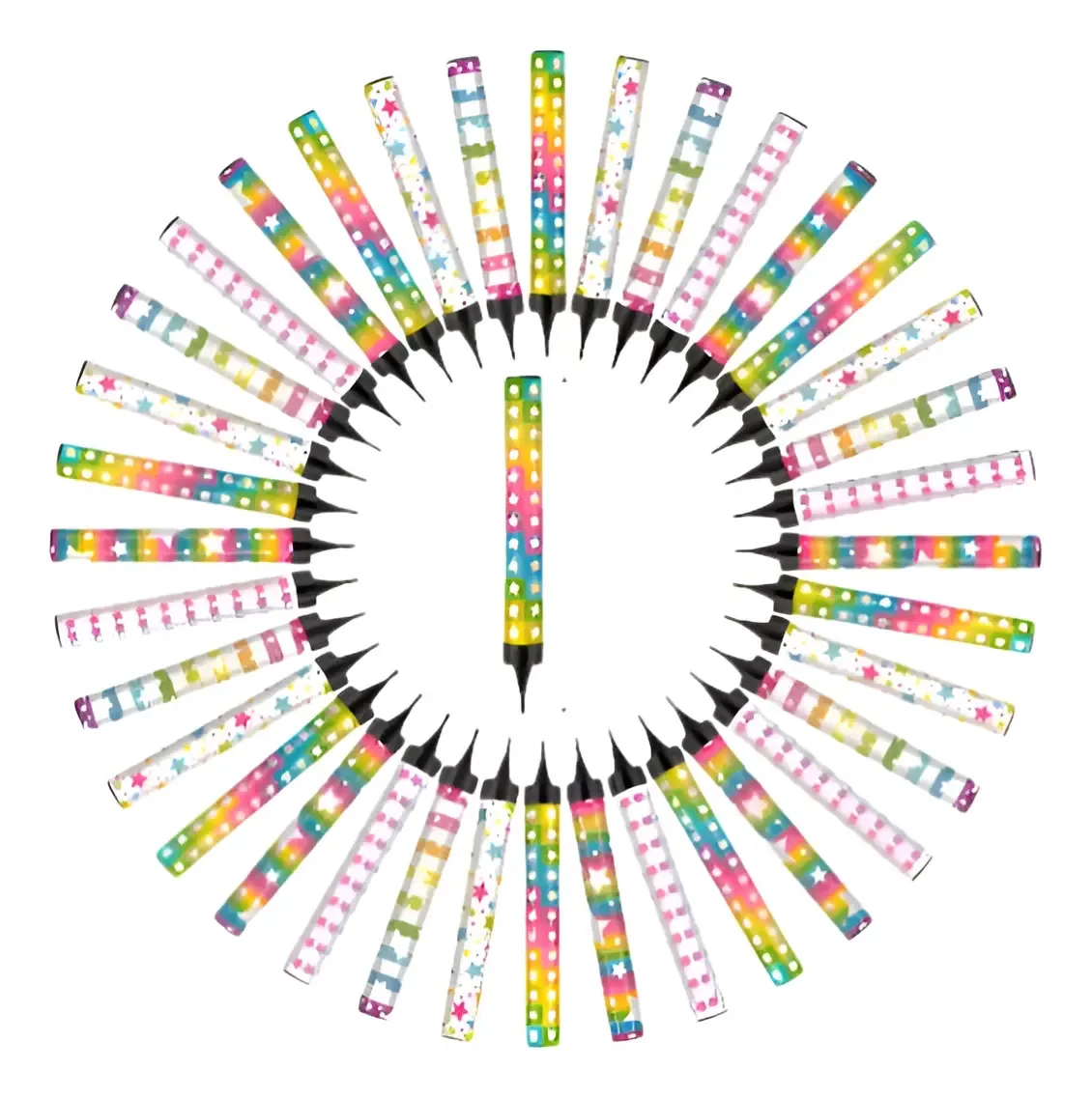 100 velas mágicas Star Design 12,5 cm Cold Spark
