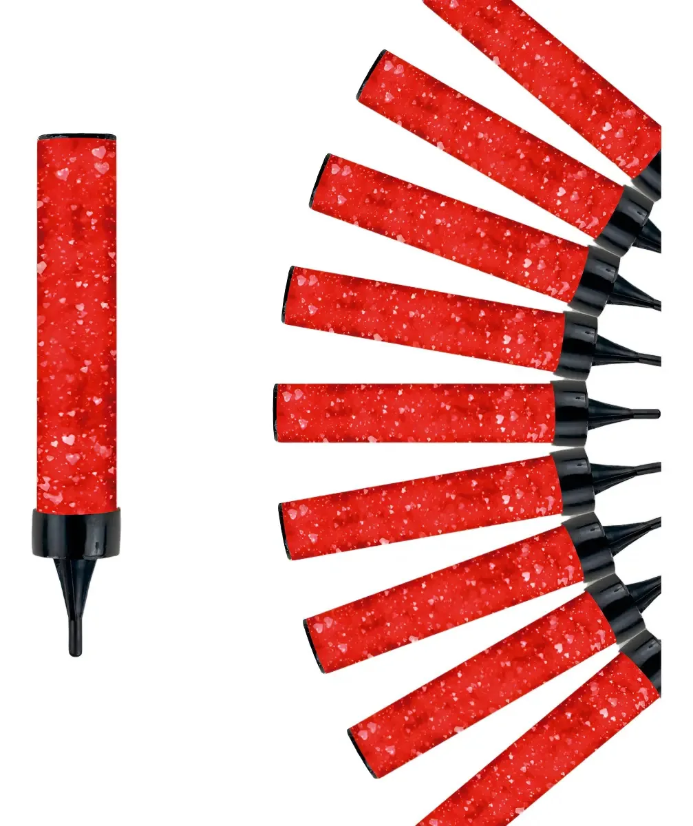 200 velas mágicas vermelhas de 14,5 cm Cold Spark