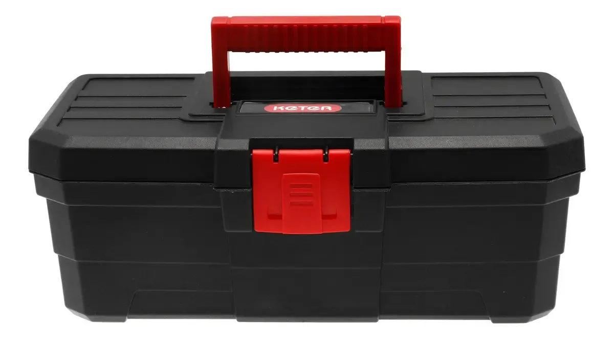 Caixa de ferramentas Keter Titan Caixa de ferramentas preta de 33 cm