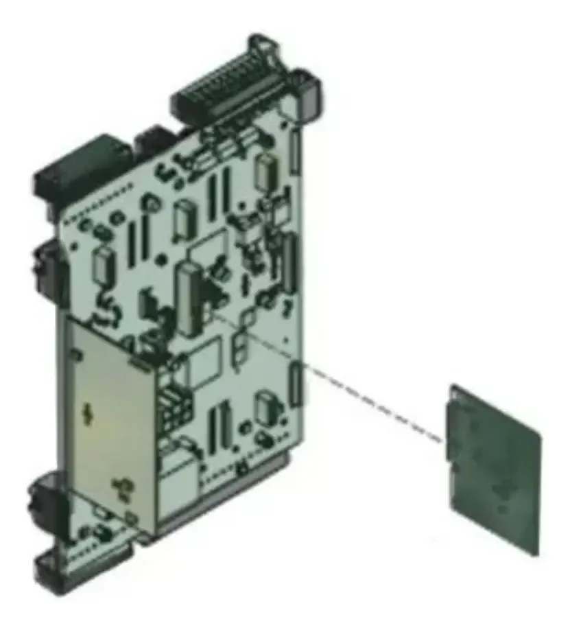 Adaptador Ethernet 3x-eth para alarmes de incêndio, cor verde