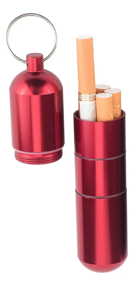 Caixa de comprimidos extensível grande - estojo de comprimidos vermelho