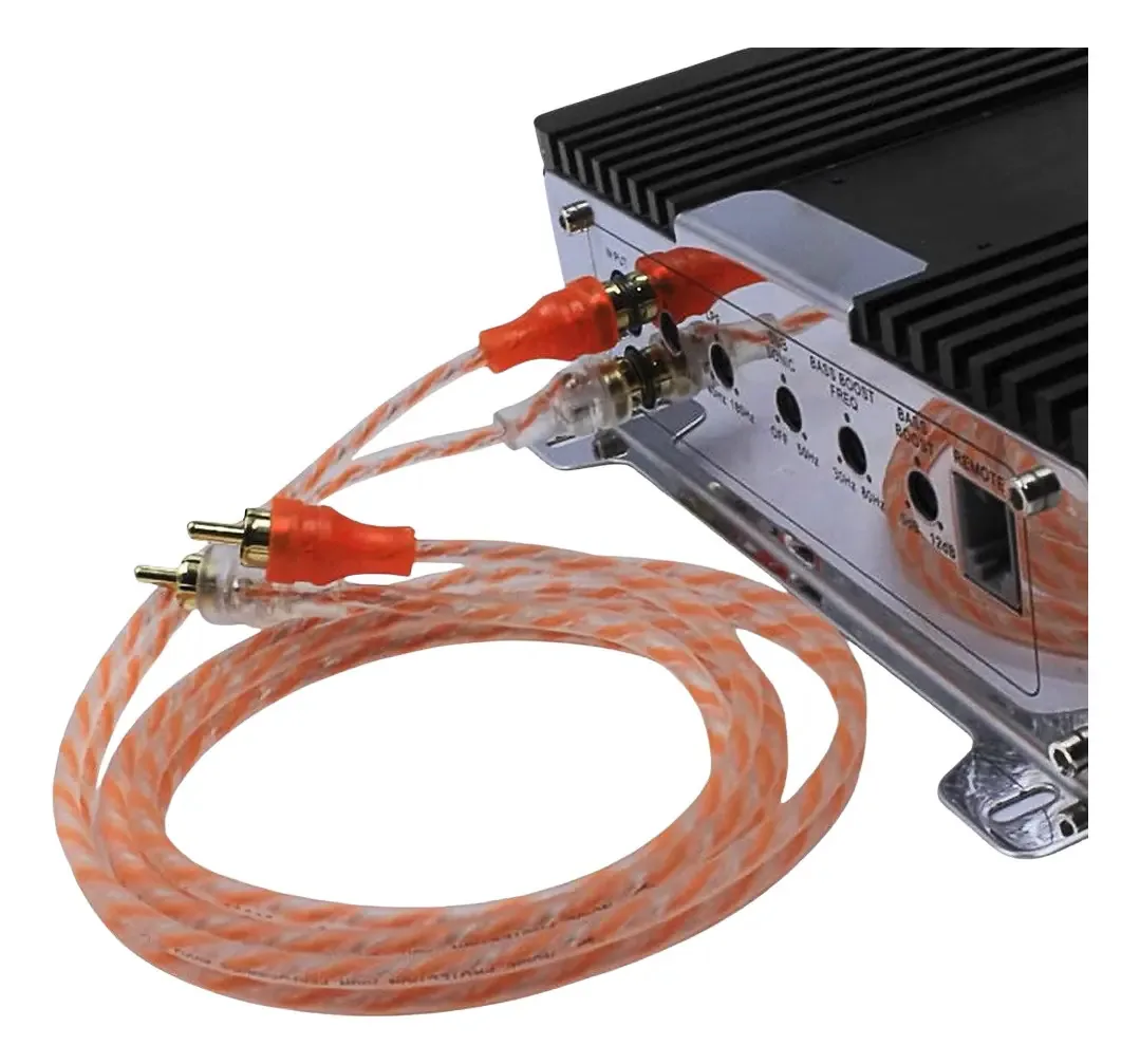 Cabo de áudio Rca Car Audio sem oxigênio de 1,8 mts Copper War