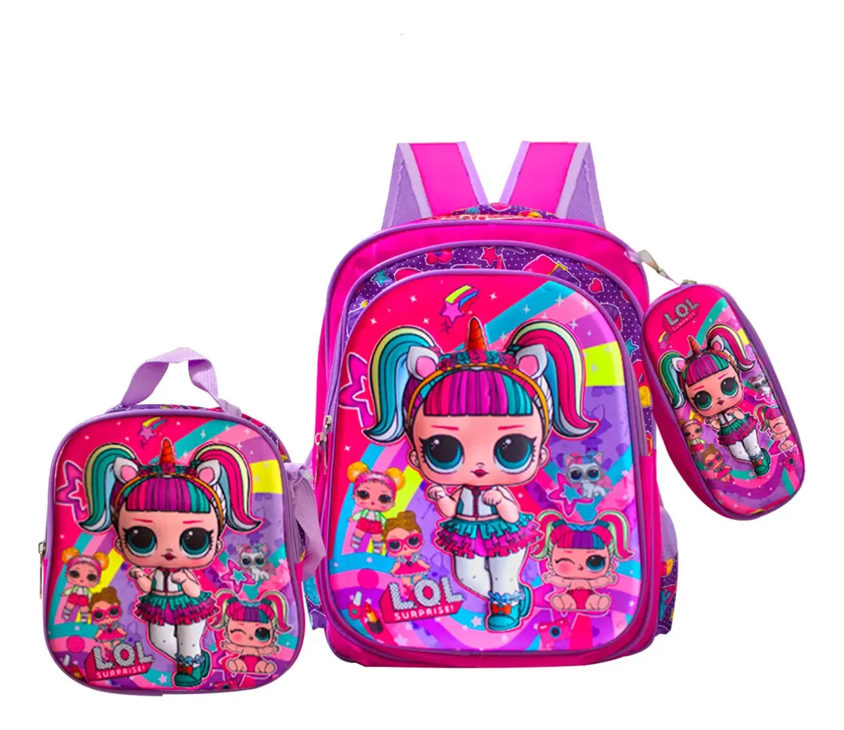 Kit Mochila Maíz Girl Wheels
