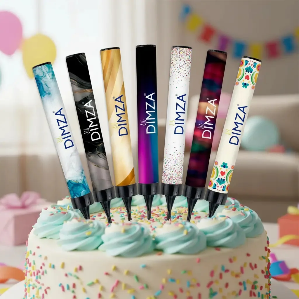 1000 velas mágicas Cold Spark personalizadas de 16,5 cm