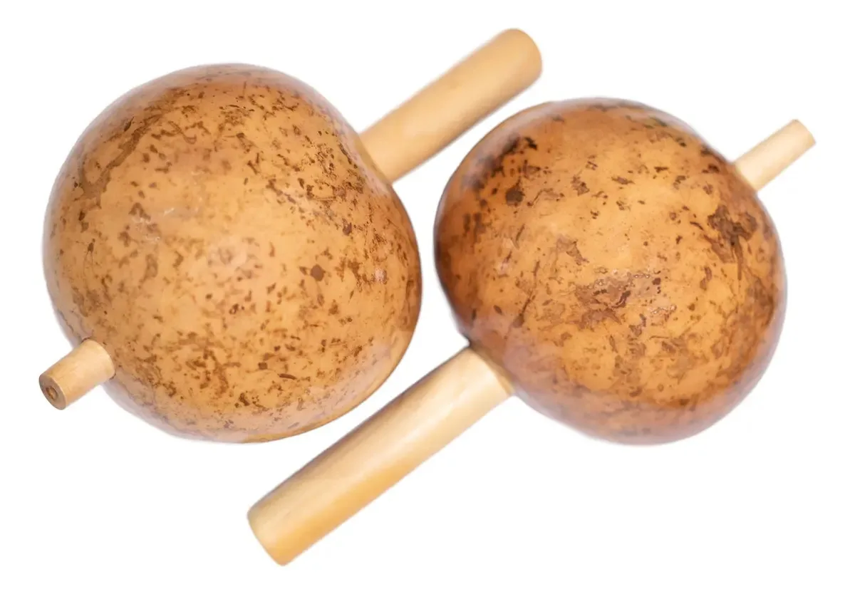 2 Maracas | Artesanato de dança pré-hispânica | Evocarte