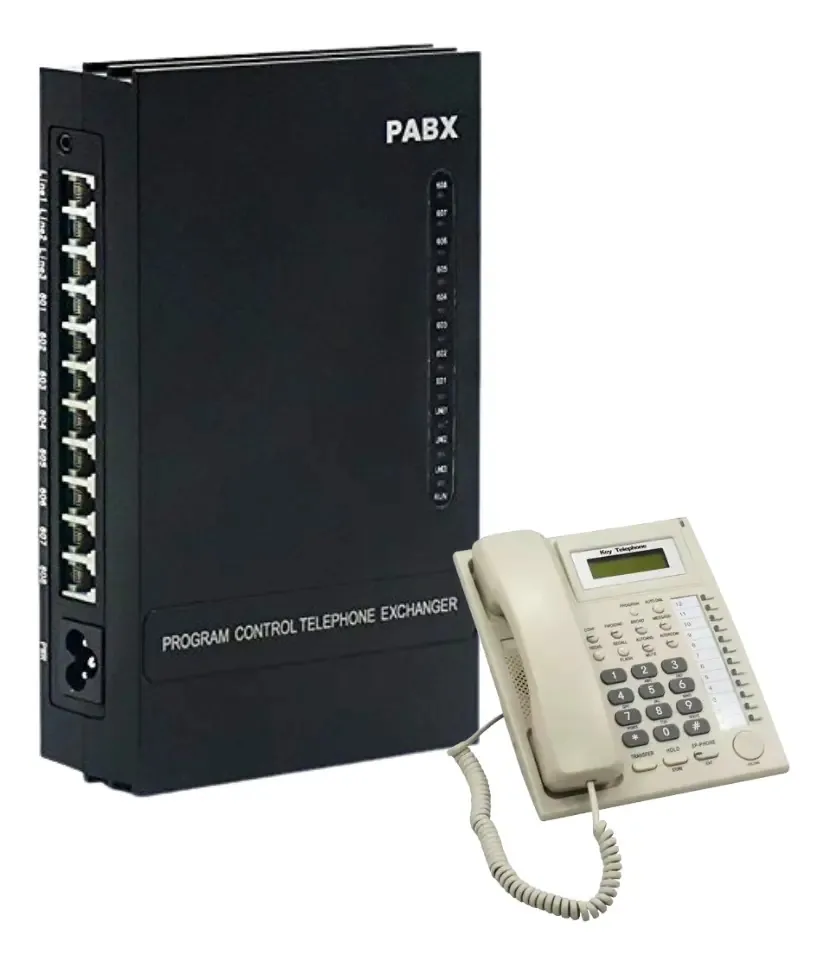Ext. 3 linhas 8 Kit de interruptores N/exp. Com Multiline Tel