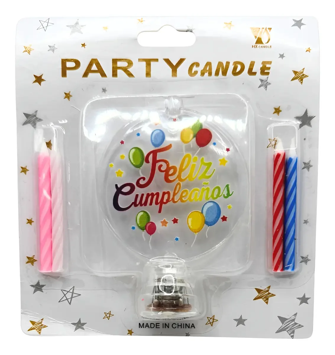48 Velas de Aniversário Circular Luz Led Dimza