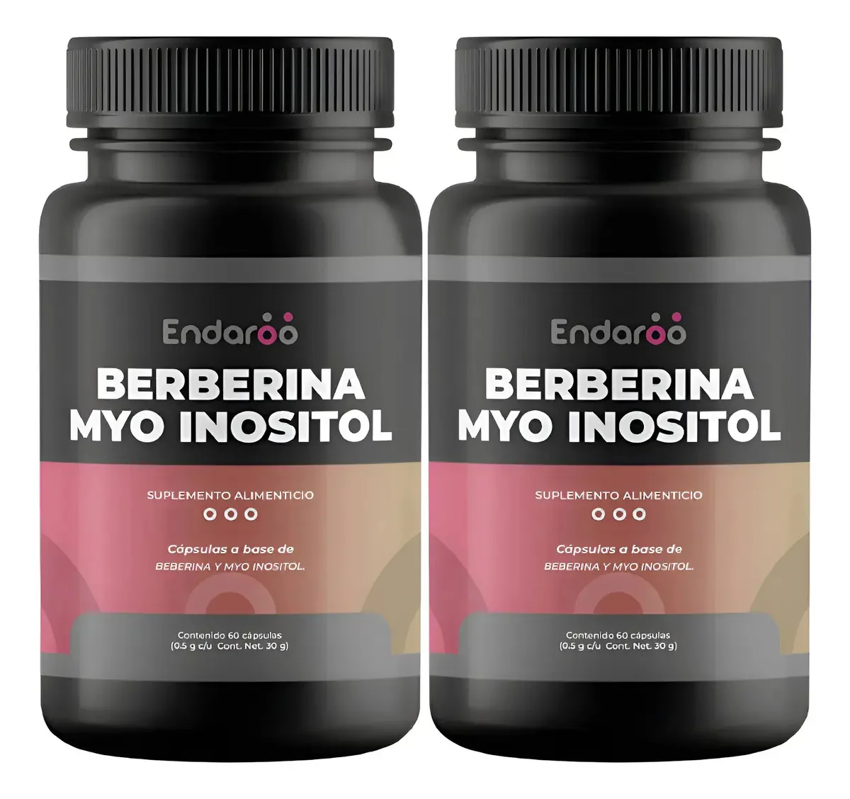 Suplemento em cápsulas Endaroo Suplementos alimentares Berberina + Myo Inositol X 30g