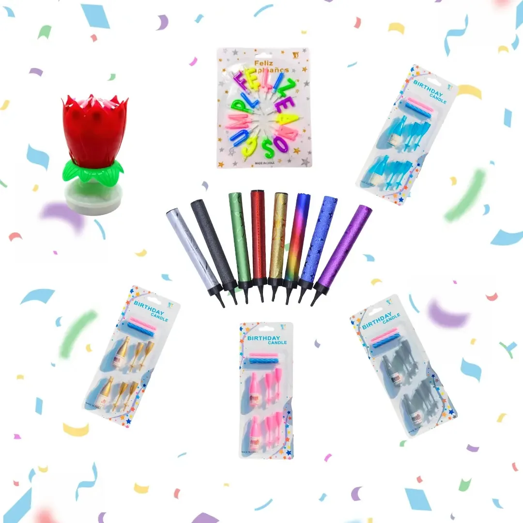 80 velas para bolos, pastelaria e festa